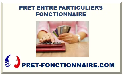 PRÊT PERSONNEL POUR FONCTIONNAIRE